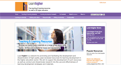 Desktop Screenshot of learnhigher.ac.uk